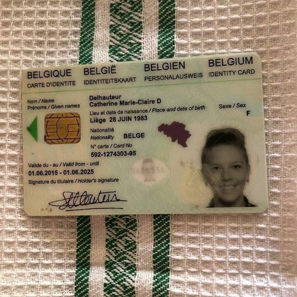Belgium id card