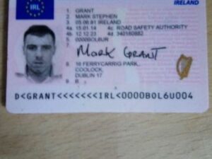 Irish driving license