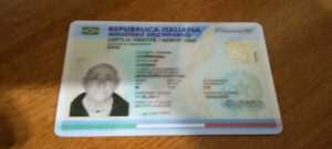 Italian id card For Sale