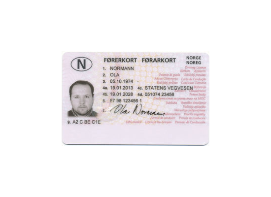 Norwegian Driver's License