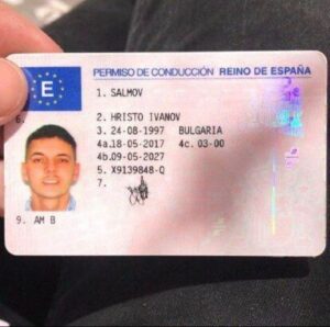 Spanish drivers license