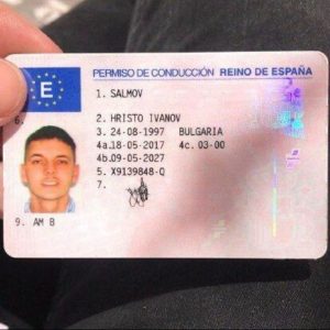 Spain driver's license