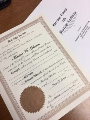 Marriage License Online